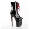 Pleaser - XTREME10201 Bottes de plateforme, Pole dance chaussures - Noir/Rouge Product image